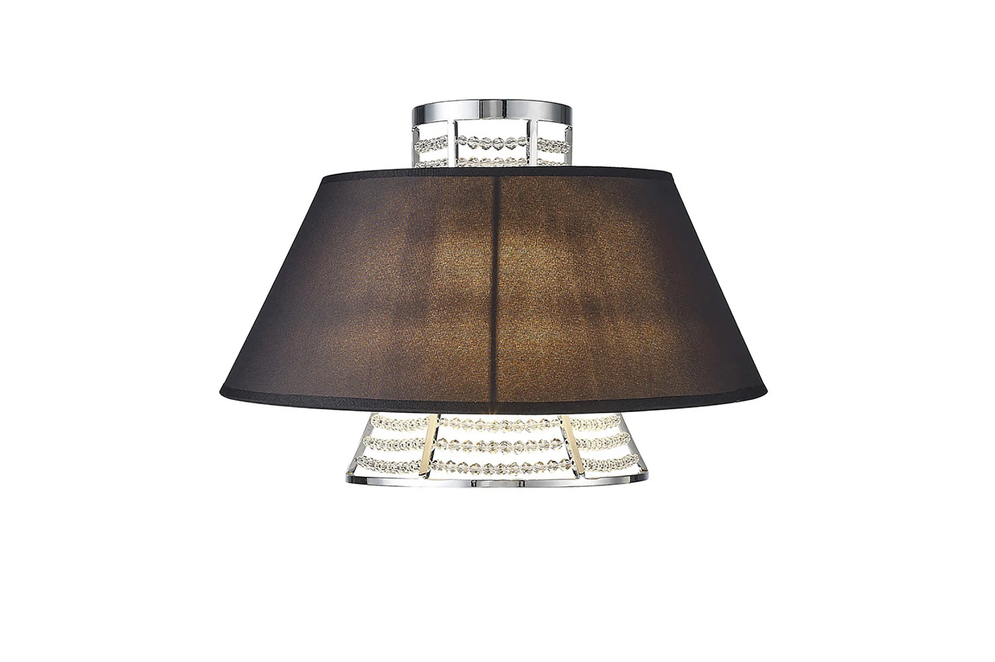 Davina Crystal Wall Lights Diyas Shaded Wall Lights